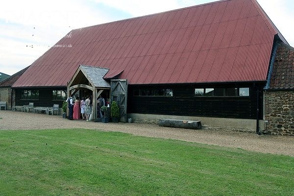 Hannah & Will's wedding reception at The Red Barn in Norfolk