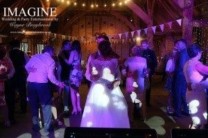 Hannah & Will's wedding reception at The Red Barn in Norfolk