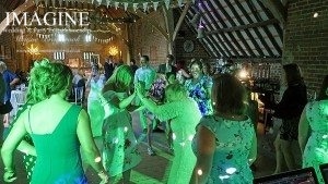 Claire & Stuart's wedding reception at The Thatched Barn in Yelling