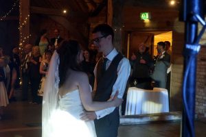 Lowri & Chris' wedding reception at Red Barn in North Runcton