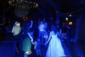Lowri & Chris' wedding reception at Red Barn in North Runcton