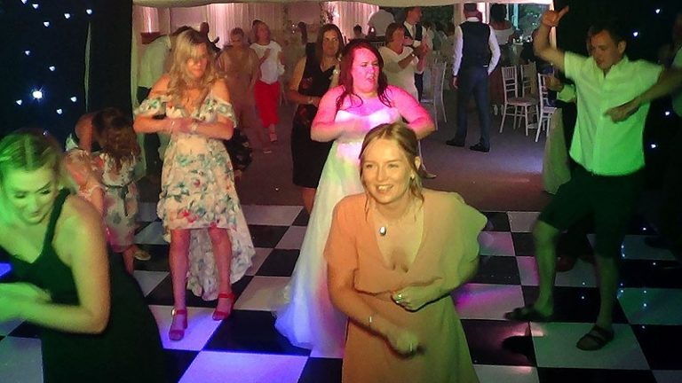 Kelly & Colin's wedding reception at The Old Hall in Ely with Imagine Wedding & Party Entertainment