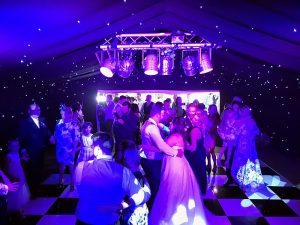 Kelly & Colin's wedding reception at The Old Hall in Ely with Imagine Wedding & Party Entertainment