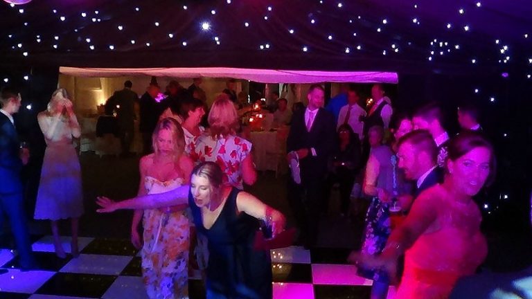 Amy & Dale's evening reception at The Old Hall Ely with Imagine Wedding & Party Entertainment