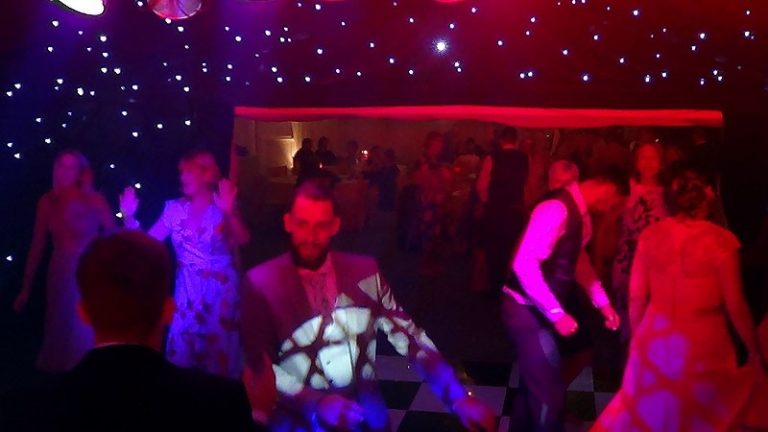 Amy & Dale's evening reception at The Old Hall Ely with Imagine Wedding & Party Entertainment