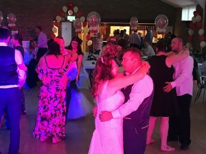 Christine & Marcus's wedding reception with Imagine Wedding & Party Entertainment