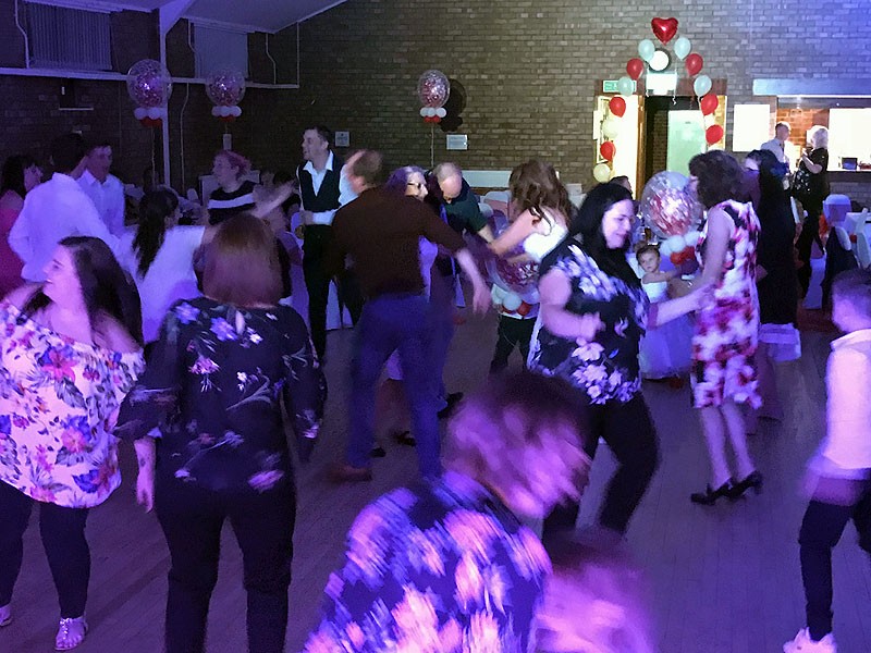 Congratulations Christine & Marcus 2 Christine & Marcus's wedding reception with Imagine Wedding & Party Entertainment