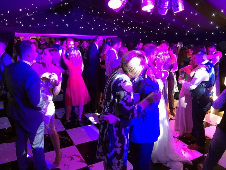 Alex & Matt's wedding reception at The Old Hall in Ely with Imagine Wedding & Party Entertainment