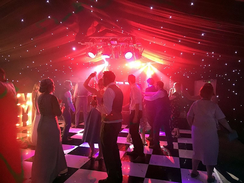 Wedding DJ at The Old Hall: Alex & Matt 3 Wedding Party DJ at The Old Hall in Ely