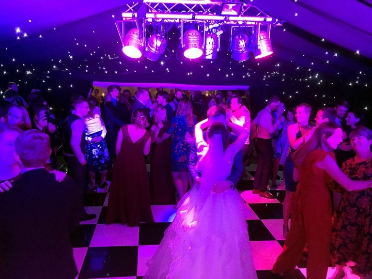 Emma & Chris's evening reception at The Old Hall with Imagine Wedding & Party Entertainment