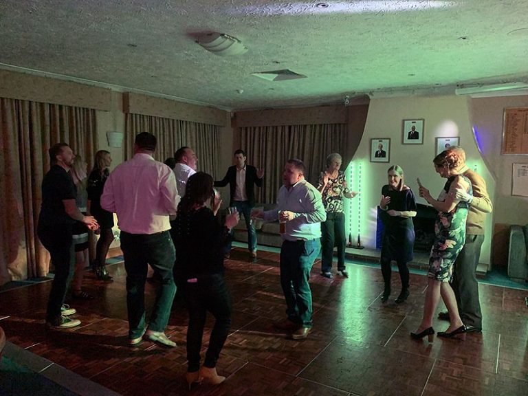 Emma & Jason's 10th anniversary with at Ely Golf Club