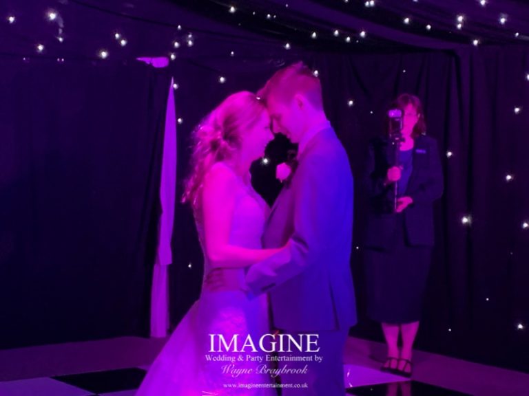 Cara & Joe's wedding reception at The Old Hall in Ely with Imagine Wedding & Party Entertainment