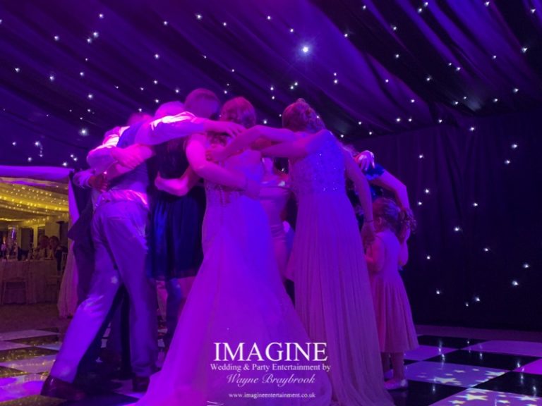 Cara & Joe's wedding reception at The Old Hall in Ely with Imagine Wedding & Party Entertainment