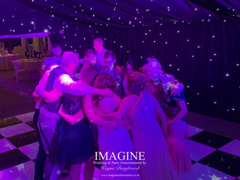 Cara & Joe's wedding reception at The Old Hall in Ely with Imagine Wedding & Party Entertainment