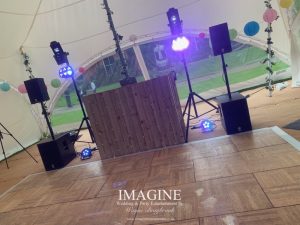 Katheryn & Jame's evening reception at The Dower House with Imagine Wedding & Party Entertainment