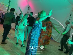 Katheryn & Jame's evening reception at The Dower House with Imagine Wedding & Party Entertainment