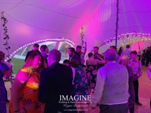 Katheryn & Jame's evening reception at The Dower House with Imagine Wedding & Party Entertainment