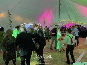 Katheryn & Jame's evening reception at The Dower House with Imagine Wedding & Party Entertainment