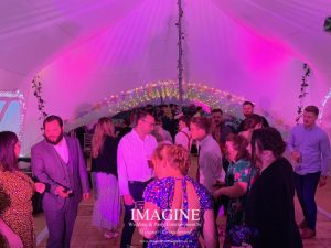 Katheryn & Jame's evening reception at The Dower House with Imagine Wedding & Party Entertainment