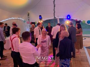 Katheryn & Jame's evening reception at The Dower House with Imagine Wedding & Party Entertainment