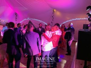 Katheryn & Jame's evening reception at The Dower House with Imagine Wedding & Party Entertainment