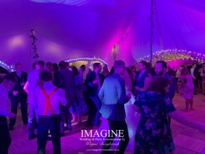 Katheryn & Jame's evening reception at The Dower House with Imagine Wedding & Party Entertainment