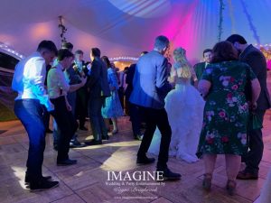 Katheryn & Jame's evening reception at The Dower House with Imagine Wedding & Party Entertainment