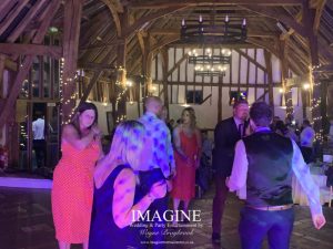 Kelly & Glenn's Retro wedding reception at Smeetham Hall Farm