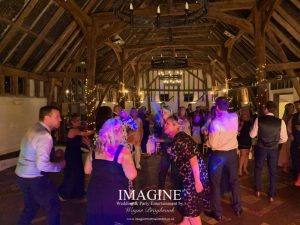 Kelly & Glenn's Retro wedding reception at Smeetham Hall Farm