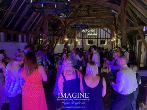 Kelly & Glenn's Retro wedding reception at Smeetham Hall Farm