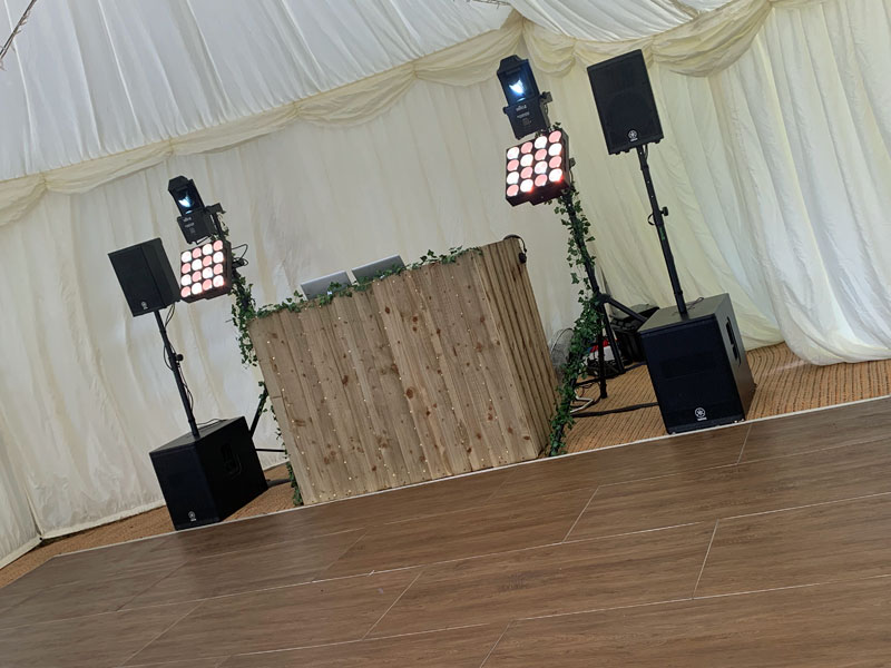 My setups - Imagine Wedding & Party Entertainment