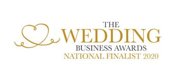 National Finalist for the Wedding DJ category in the Wedding Business Awards 2020