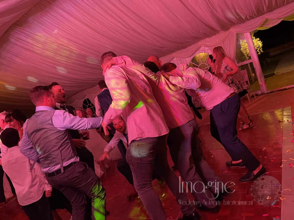 Wedding DJ in Murrow: Aimee & Stefan 1 Aimee & Stefan's marquee wedding reception in Murrow