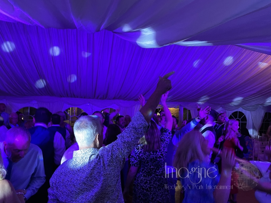 Wedding DJ in Murrow: Aimee & Stefan 2 Aimee & Stefan's marquee wedding reception in Murrow