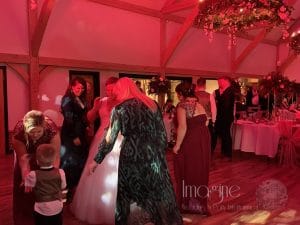 Zoe & Luke's special evening at Sissons Barn