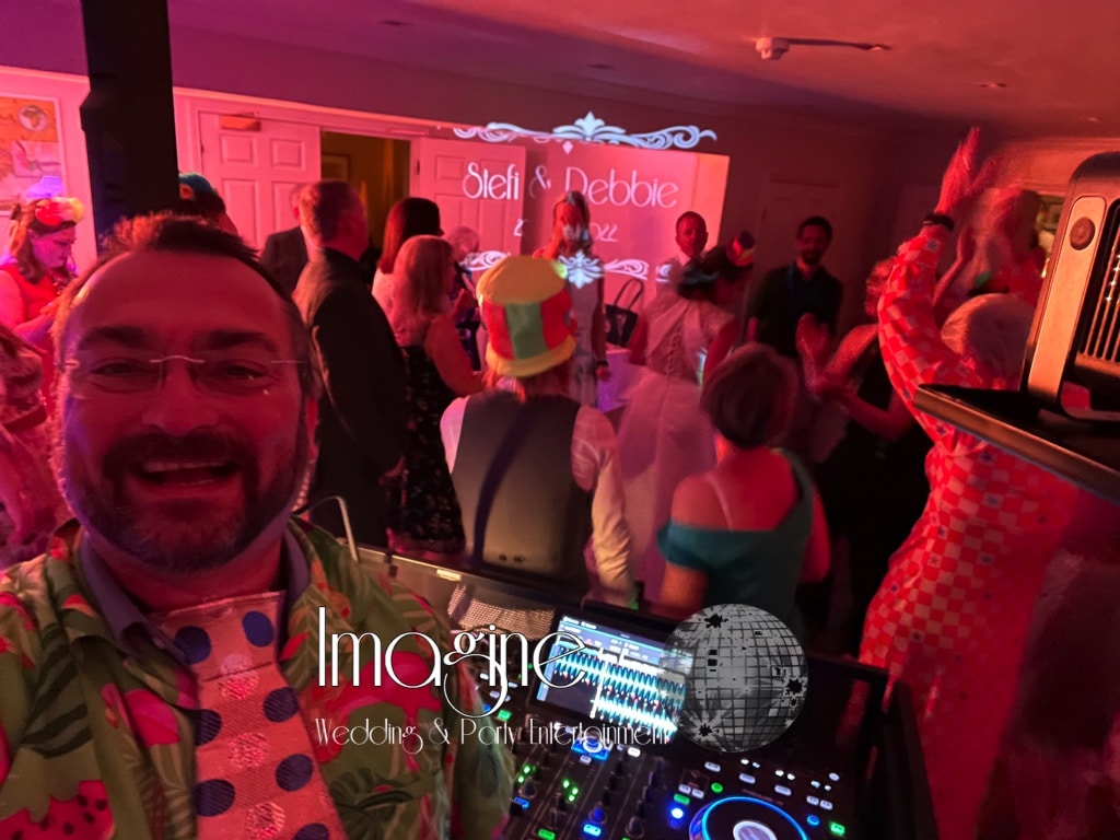 Wedding DJ at Old Bridge Hotel: Stefi & Debbie 3 Stefi and Debbies evening reception at Old Bridge Hotel Huntingdon