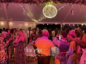 Jen & Ollie's wedding reception at Ketteringham Hall with Imagine Wedding & Party Entertainment