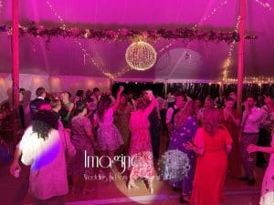 Jen & Ollie's wedding reception at Ketteringham Hall with Imagine Wedding & Party Entertainment