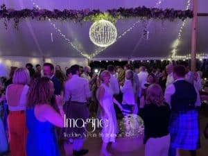 Jen & Ollie's wedding reception at Ketteringham Hall with Imagine Wedding & Party Entertainment