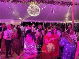 Jen & Ollie's wedding reception at Ketteringham Hall with Imagine Wedding & Party Entertainment