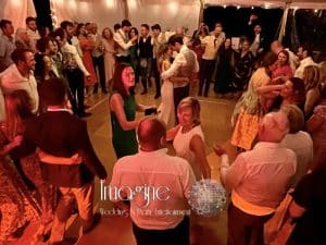 Jen & Ollie's wedding reception at Ketteringham Hall with Imagine Wedding & Party Entertainment