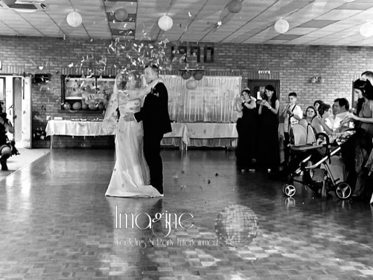 Sheila & Wayne's wedding reception at Witchford Village Hall with Imagine Wedding & Party Entertainment