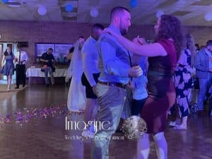 Sheila & Wayne's wedding reception at Witchford Village Hall with Imagine Wedding & Party Entertainment