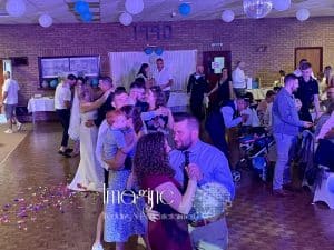 Sheila & Wayne's wedding reception at Witchford Village Hall with Imagine Wedding & Party Entertainment