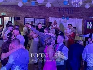 Sheila & Wayne's wedding reception at Witchford Village Hall with Imagine Wedding & Party Entertainment