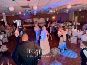 Sheila & Wayne's wedding reception at Witchford Village Hall with Imagine Wedding & Party Entertainment