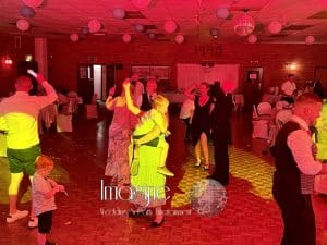 Sheila & Wayne's wedding reception at Witchford Village Hall with Imagine Wedding & Party Entertainment