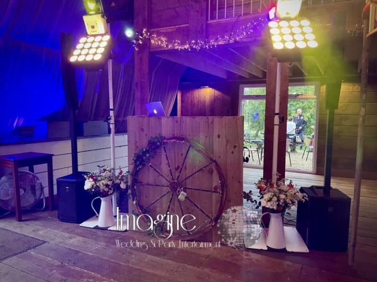 Elaine & Kevins evening reception at Bedinghams Farm