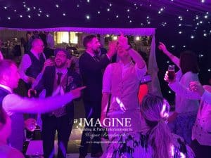 Aimee & Andrew's evening reception at Old Hall Ely