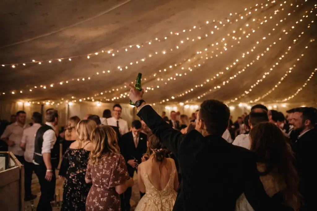 Celebration under the fairy lights